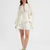 La Doublej Foulard Shirt In Pineapple Lace