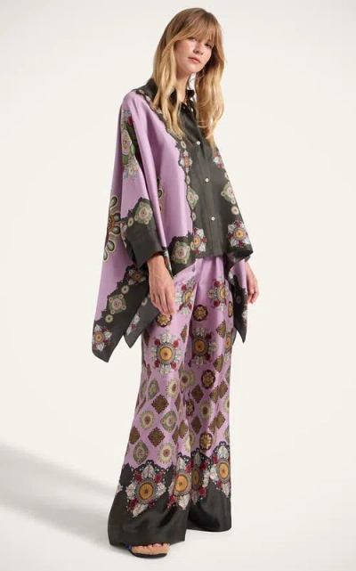 La Doublej Foulard Shirt Placée In Brown