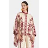 La Doublej La Double J Ladies Date Palms Foulard Placee Shirt In Date Palms Placée Ivory