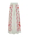 La Doublej Foulard Silk Palazzo Pants