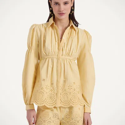 La Doublej Franca Shirt In Eclipse Light Yellow
