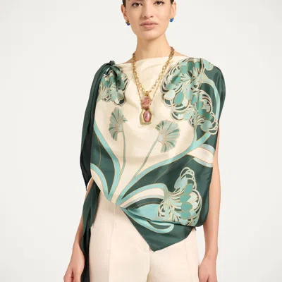 La Doublej Full-on Foulard In Gold