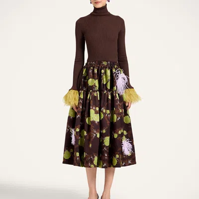 La Doublej Gala Skirt In Devon Brown