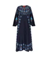 La Doublej Flying Kaftan In Black