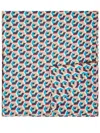 La Doublej Geometric-print Tablecloth In Pink