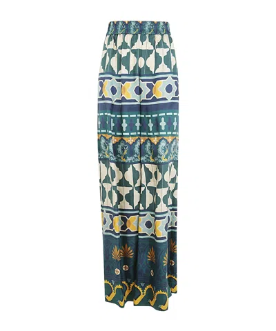 La Doublej Portofino Palazzo Pants In Multi
