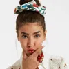 La Doublej Giga Scrunchie In Dragonflower Mini Multicolor