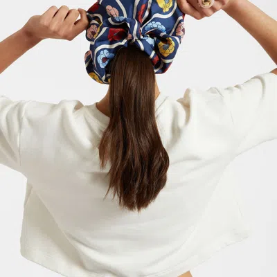 La Doublej Giga Scrunchie In Whitsun Blue