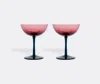 La Doublej Glassware Violet Uni In Violet