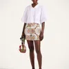 La Doublej Ballata Medallion Print Shorts