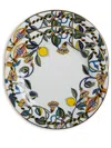 La Doublej Graphic-print Dessert Plates In White