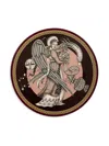 La Doublej Graphic-print Placemat In Brown