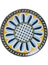 La Doublej Graphic-print Porcelain Plate In Blue
