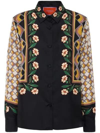 LA DOUBLEJ GRAPHIC-PRINT SHIRT