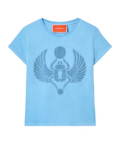 La Doublej Graphic T-shirt In Blue