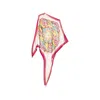 La Doublej Graphic-print Silk Shawl In Multi