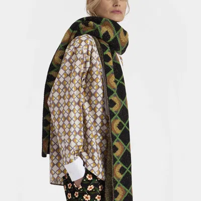La Doublej Half-light Scarf In Half-light Black