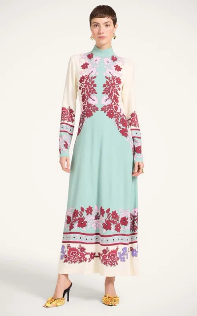 La Doublej Halle Dress Placée In Green