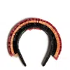 La Doublej Halo Headband In Solid Black