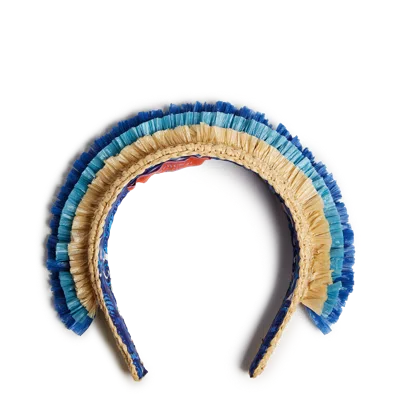 La Doublej Halo Headband In Solid Light Beige