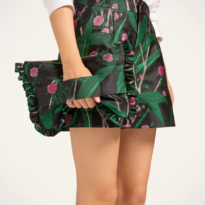 La Doublej Hand Pochette In Green