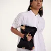 La Doublej Hand Pochette In Derby Black