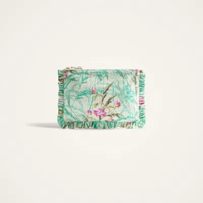 La Doublej Hand Pochette In Heath Mint