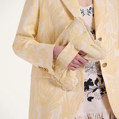 La Doublej Hand Pochette In Gold