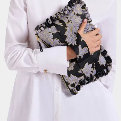 La Doublej Hand Pochette In Lark Black