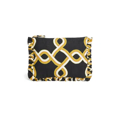La Doublej Hand Pochette In Tackle Black