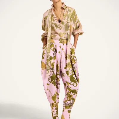 La Doublej Harem Pants In Coven Pink