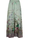 La Doublej Palazzo Pants In Green