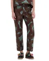 La Doublej La Double J Hendrix Jacquard Flared-leg Trousers In Brown