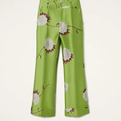 La Doublej Hendrix Pants In Derby Lime
