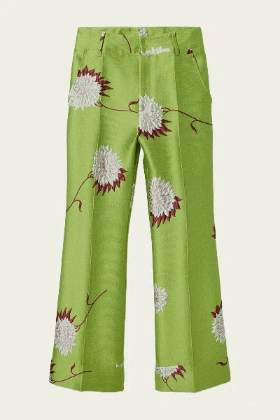 LA DOUBLEJ HENDRIX PANTS IN DERBY LIME