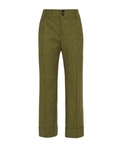 La Doublej Hendrix Tailored Pants In Green