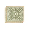 La Doublej Herringbone Placemats Set Of 2 In Tudor Light Green