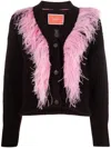 La Doublej High Kick Cardigan In Red