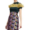 La Doublej High Kick Tee In Verde Lago In Multi