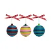 La Doublej Holiday Baubles Set Of 3 In Multicolor