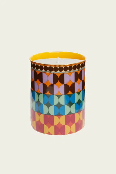 La Doublej Housewives Ceramic Candle In Taormina In Multi
