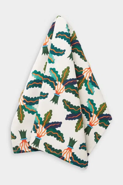 La Doublej Housewives Dishtowel In Palms In Multi