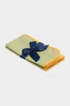 La Doublej Housewives Large Napkin Set Of 2 In Rainbow Olive