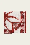 La Doublej Housewives Large Tablecloth (70inx137in) In Date Palms Brick