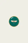 La Doublej Housewives Mini Plate In Libellula Green