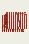 La Doublej Housewives Placemat Set Of 2 In Riviera Brick