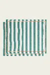 La Doublej Housewives Placemat Set Of 2 In Riviera Green