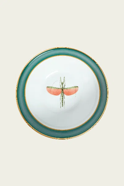 La Doublej Housewives Serving Bowl In Libellula Green