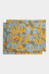 La Doublej Housewives Tablemat Set Of 2 In Lilium Zafferano