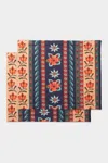 La Doublej Housewives Tablemat Set Of 2 In Strisce